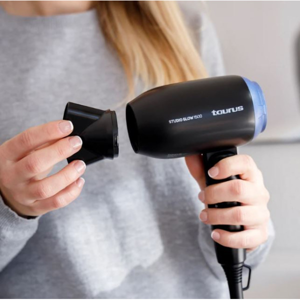 Сешоар за пътуване Studio Glow 1500 – 1400W, сгъваем, двоен волтаж, 2 скорости 7