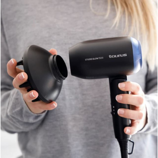 Сешоар за пътуване Studio Glow 1500 – 1400W, сгъваем, двоен волтаж, 2 скорости 8