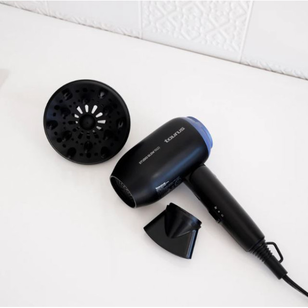 Сешоар за пътуване Studio Glow 1500 – 1400W, сгъваем, двоен волтаж, 2 скорости 1