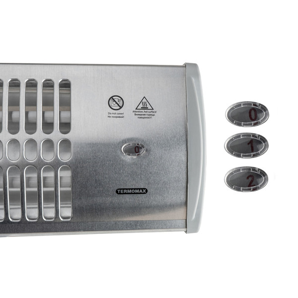 Кварцова печка Termomax TR12Q, 1200W, стенна 7 — 4sales Кварцова печка Termomax TR12Q, 1200W, стенна 7