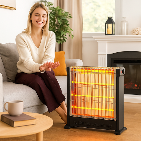 Кварцова печка LUXELL KS-2760, 2200W, 4 тръби 2 — 4sales Кварцова печка LUXELL KS-2760, 2200W, 4 тръби 2