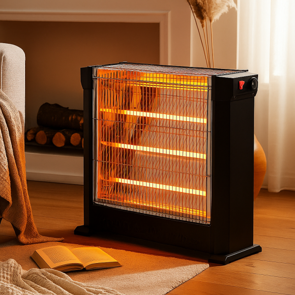 Кварцова печка LUXELL KS-2760, 2200W, 4 тръби 6 — 4sales Кварцова печка LUXELL KS-2760, 2200W, 4 тръби 6