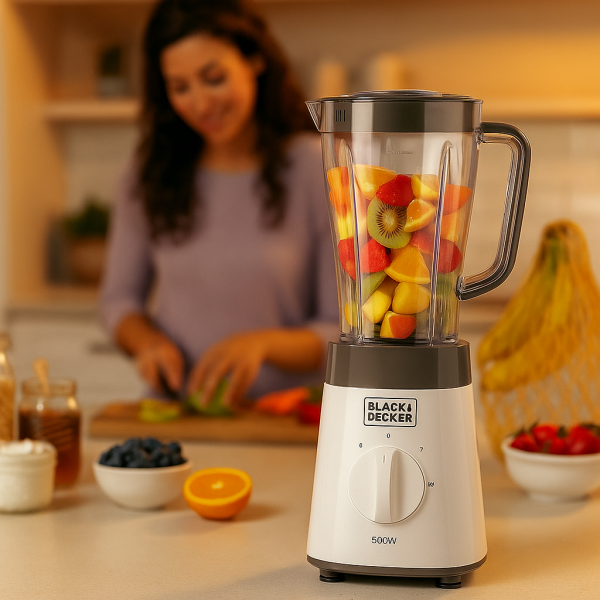 Блендер Black&Decker BXJB500E, 500W, 1.5 л, 2 скорости, Функция Pulse 1