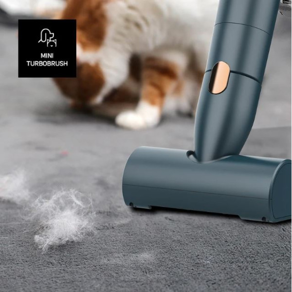 Безкабелна прахосмукачка Taurus Homeland Digital Animal Flex – 15W с дигитален мотор и мощна турбо четка за животински косми
