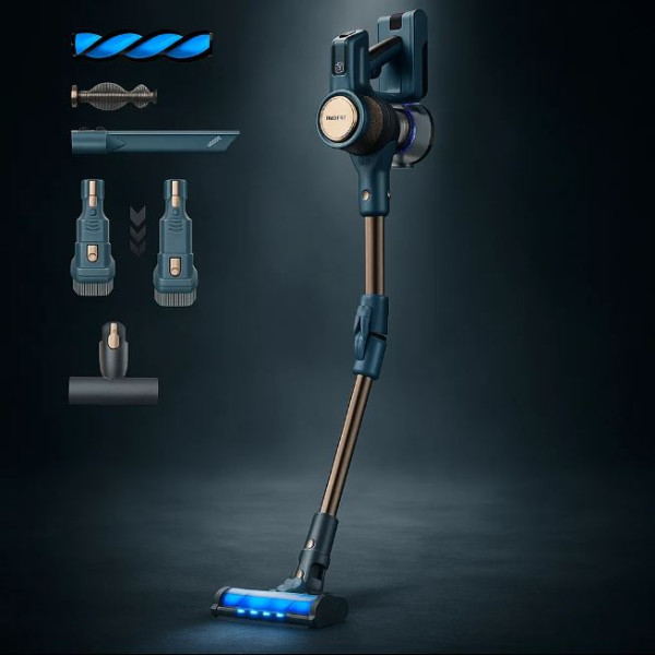 Безкабелна прахосмукачка Taurus Homeland Digital Animal Flex – 15W с дигитален мотор и мощна турбо четка за животински косми 1