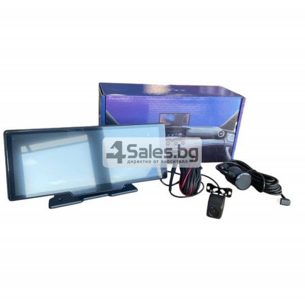 Мултимедия H605D-DVR CarPlay Android/iOS Auto 10.26" с 2 камери, DVR запис и безжична връзка