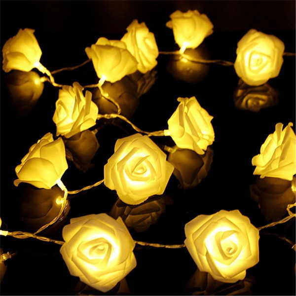 Декоративни интериорни LED лампички рози SD16