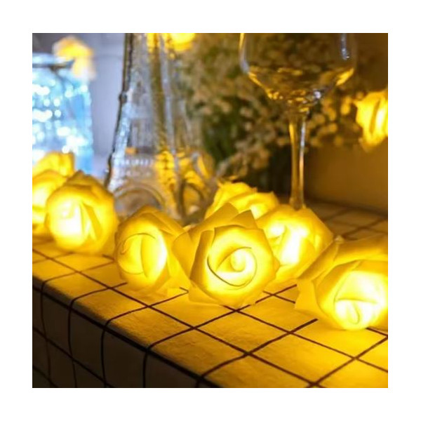 Декоративни интериорни LED лампички рози SD16