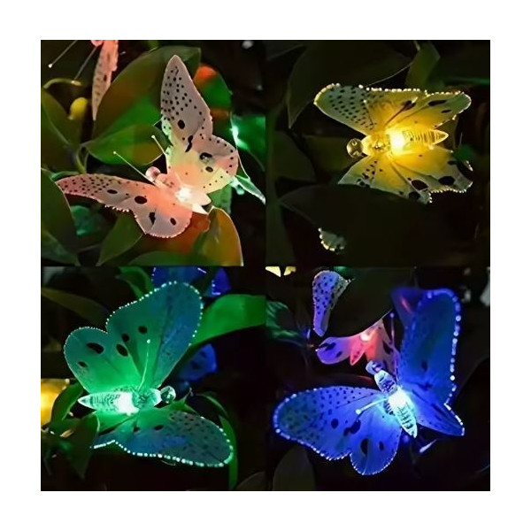 Верига от LED лампички с пеперуди, избор от 12 лампички SD18 4