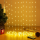 Светещи LED лампички тип завеса с USB зареждане SD35BB 2