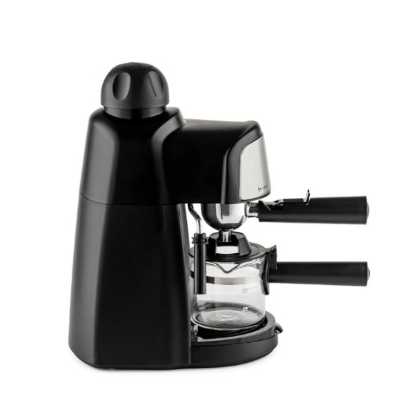 Комплект еспресо машина MUHLER MCM-33 + 2 стъклени чаши Luigi Ferrero Caffeina 80ml FR-8012 ПОДАРЪК