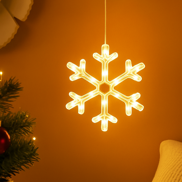 Коледна залепваща се украса с LED светлини - SD22