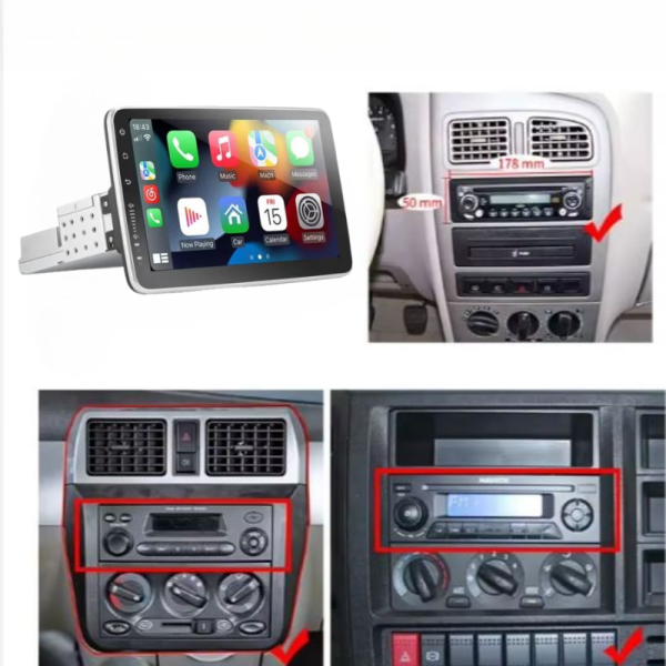 Тъчскрийн мултимедия за автомобил Android Car Player myAI – Single Din, Android 14.0, GPS, Wi-Fi, Bluetooth