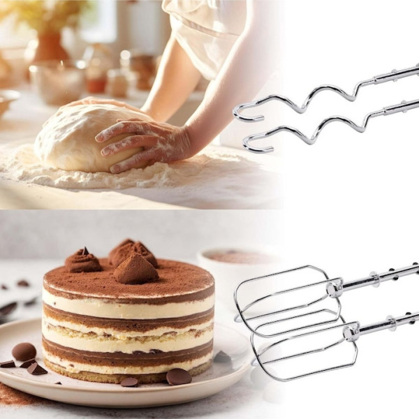 Миксер с купа Royalty Line RL-HM19015, 700W, 6 бъркалки, 3 л, Турбо, 5 скорости