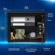 Електронен сейф 27L - Royalty Line RL-SBO-9207 4