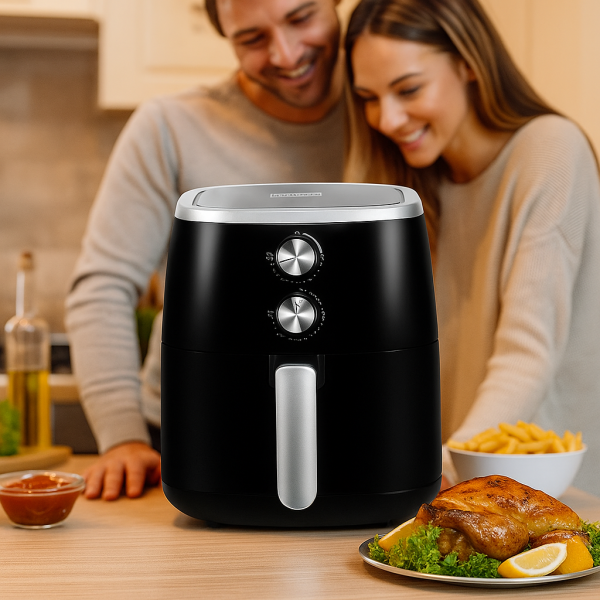 Уред за готвене с горещ въздух Royalty Line RL-AF1500.37D - Air Fryer 5L 2