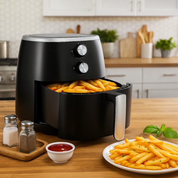 Уред за готвене с горещ въздух Royalty Line RL-AF1500.37D - Air Fryer 5L 1