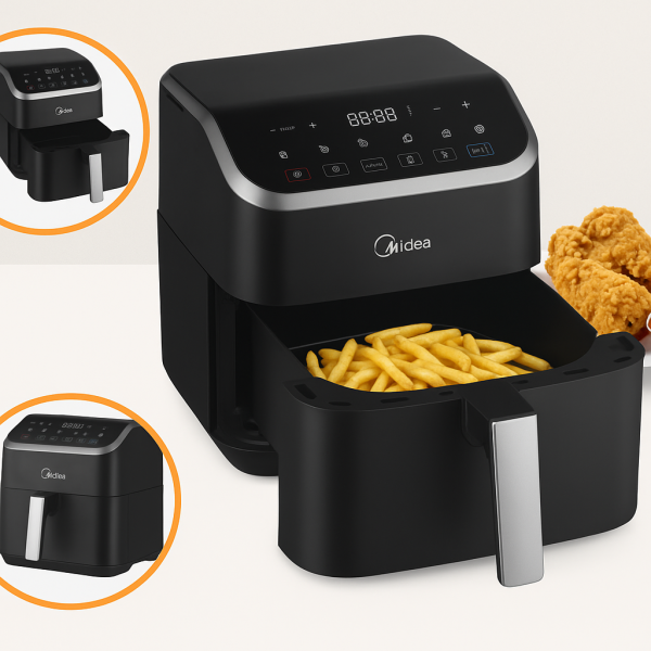 Midea Air Fryer MAD55000ADK – 5L въздушен фритюрник за здравословно и бързо готвене 4