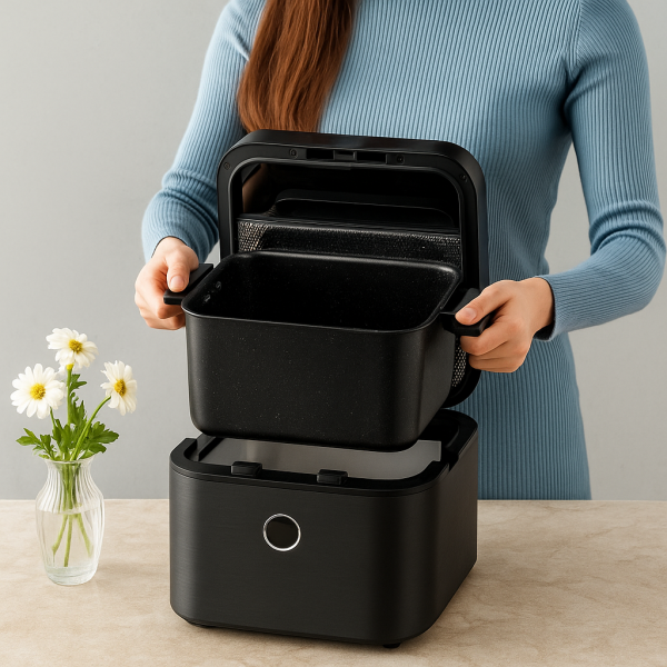 Midea DualTaste Air Fryer MF-CY75C2 – 7L капацитет, JuicyLock технология