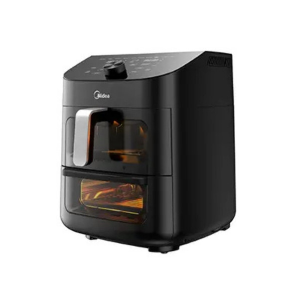 Еър Фрайър 2 в 1 - 11L - Midea MAD1100DADK - С две зони за готвене, 10 програми и 360° циркулация на въздуха