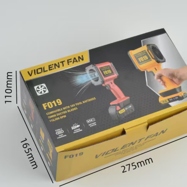 iolent Fan F019 – Мощен безжичен вентилатор 6
