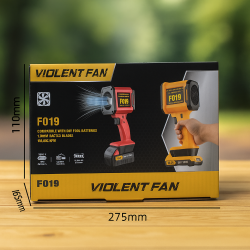 iolent Fan F019 – Мощен безжичен вентилатор