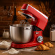 Планетарен миксер RL-PKM2100 RED - 2100W Max, 7.5L, 6 скорости + Pulse 2