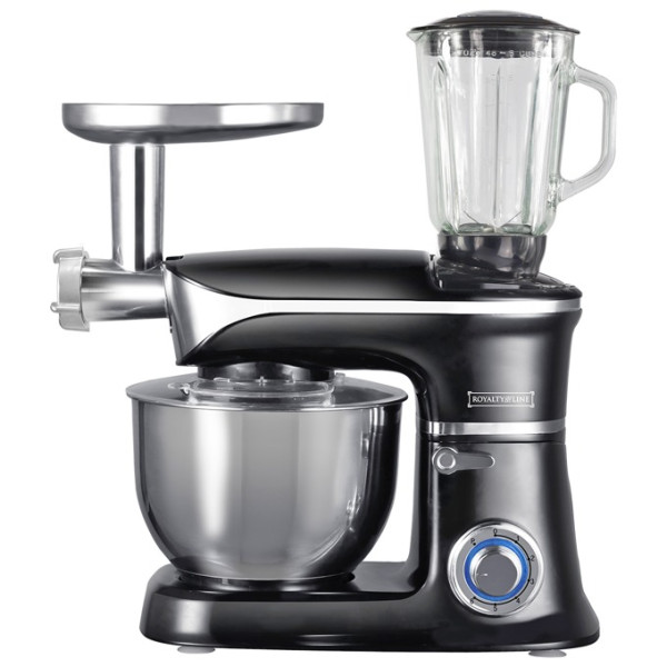 Кухненски робот 3 в 1 Royalty Line RL-PKM1900.7BG - 1900W, 6.5L купа, 1.5L блендер