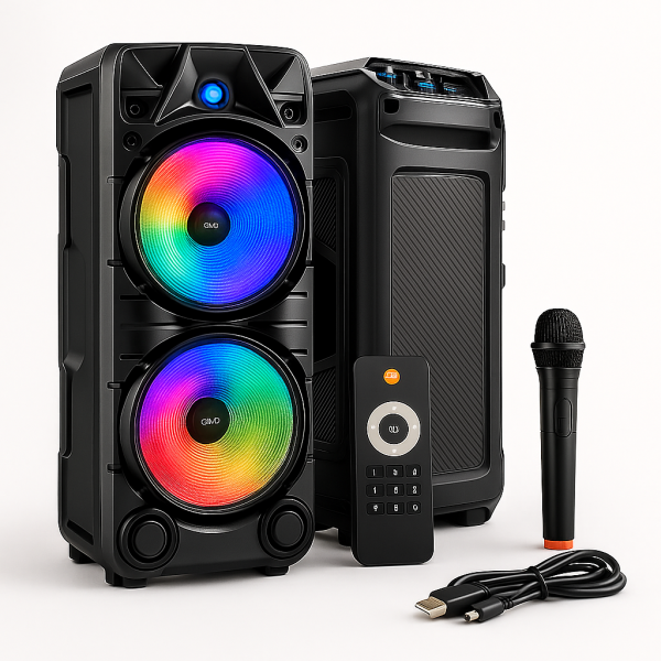 Парти тонколона - ZQS8210 LED Light Speaker 3