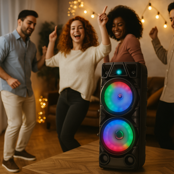 Парти тонколона - ZQS8210 LED Light Speaker