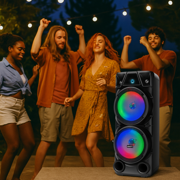 Парти тонколона - ZQS8210 LED Light Speaker 4