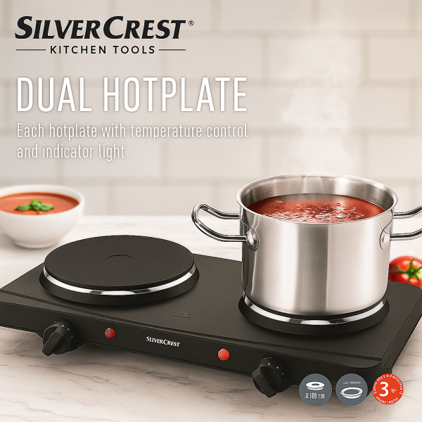 Двоен котлон SilverCrest - 2500W – две ястия едновременно 7