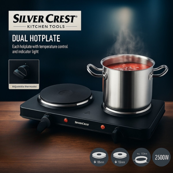 Двоен котлон SilverCrest - 2500W – две ястия едновременно 8