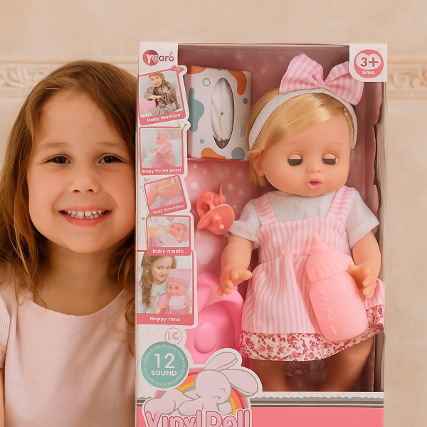 Говорещи бебета кукли 33 см – реалистична игра и българска реч 5