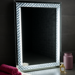 Стилно LED огледало S6