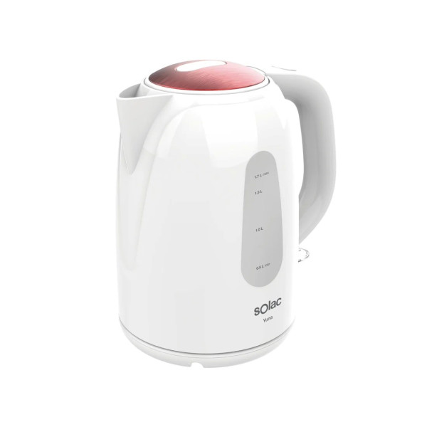 Електрическа кана Solac Yuna KT5851P, 2200W, 1.7L, резервоар без BPA, автоматично изключване, подвижни и миещи се филтри