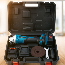 Акумулаторен безчетков ъглошлайф IF Tools AG03 – 36V, 2×4.0Ah батерии, комплект в куфар