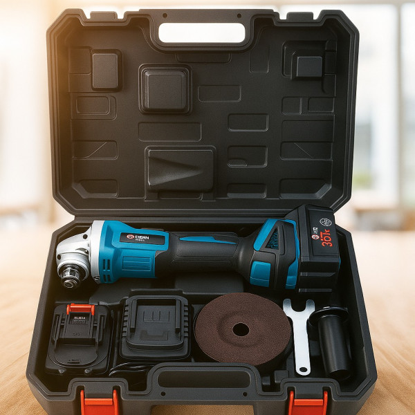 Акумулаторен безчетков ъглошлайф IF Tools AG03 – 36V, 2×4.0Ah батерии, комплект в куфар 1