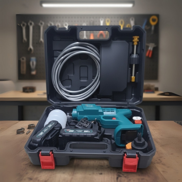Акумулаторен безчетков пистолет за миене IF Tools BS1101 – 36V, 2.0Ah, с куфар и аксесоари 4