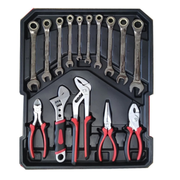 Професионален куфар с инструменти IF Tools BLACK GOLD 2024 – 599 части, CR-V стомана 5