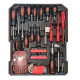 Професионален куфар с инструменти IF Tools BLACK GOLD 2024 – 599 части, CR-V стомана 6