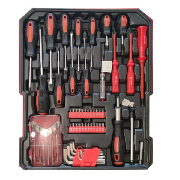 Професионален куфар с инструменти IF Tools BLACK GOLD 2024 – 599 части, CR-V стомана 6