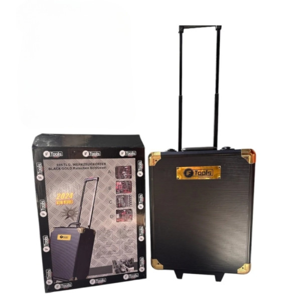 Професионален куфар с инструменти IF Tools BLACK GOLD 2024 – 599 части, CR-V стомана 7