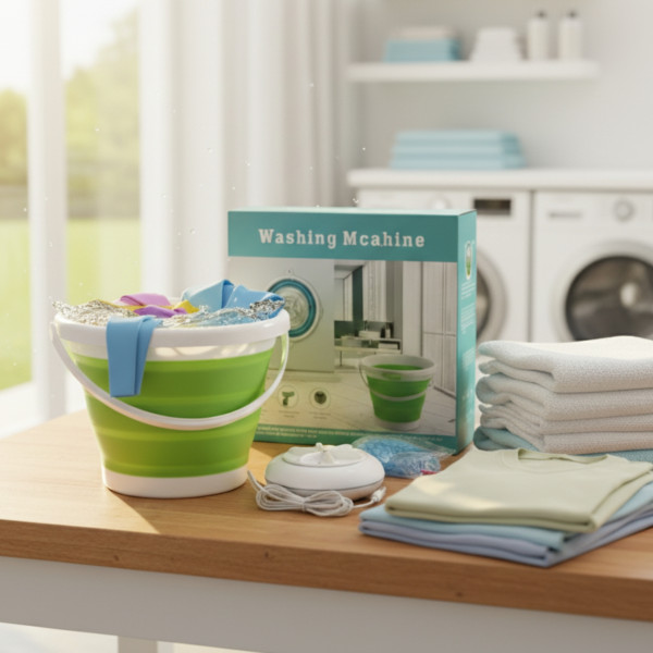 Мини пералня за дрехи – компактното решение за бързо пране у дома и на път