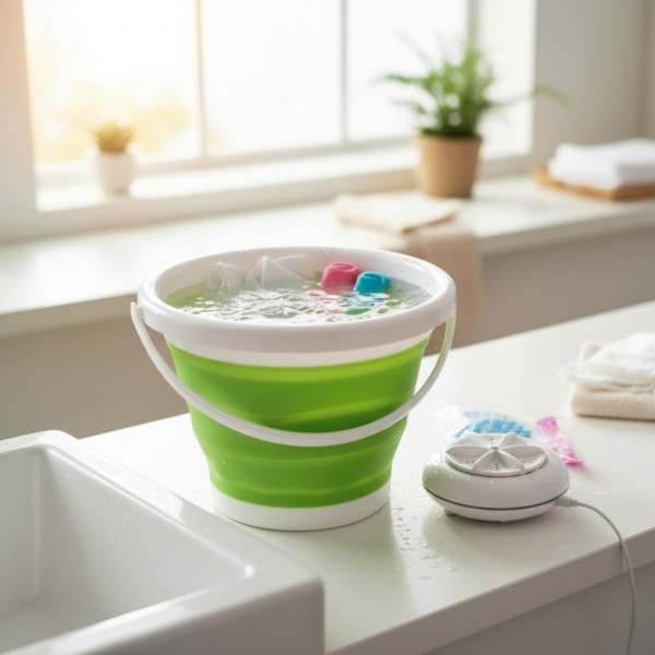 Мини пералня за дрехи – компактното решение за бързо пране у дома и на път 4