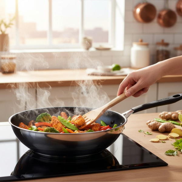Универсален тиган - Tefal x Jamie Oliver, 28 см – когато вкусът и удобството са гарантирани