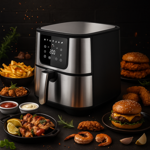 Еър фрайър Scheffler LQ-5001BS – 5.5L здравословно готвене с до 80% по-малко мазнина 3