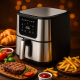 Еър фрайър Scheffler LQ-5001BS – 5.5L здравословно готвене с до 80% по-малко мазнина 5