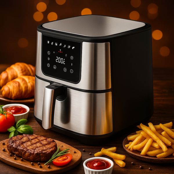Еър фрайър Scheffler LQ-5001BS – 5.5L здравословно готвене с до 80% по-малко мазнина 5