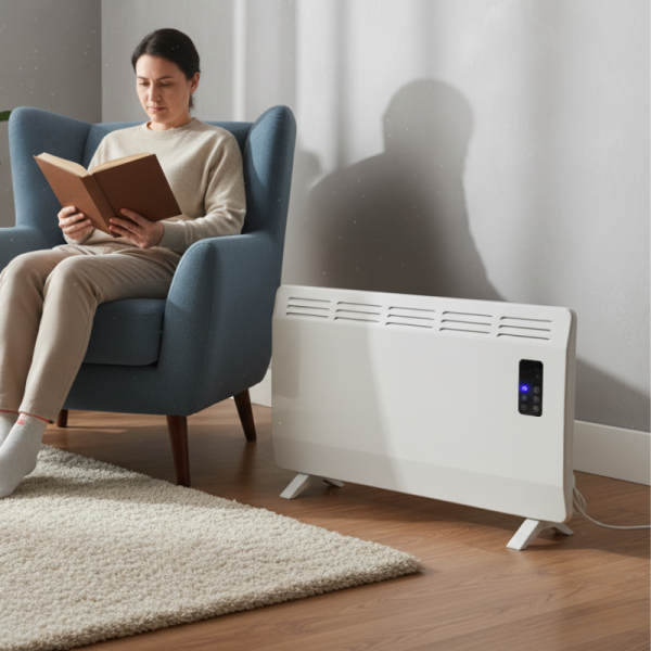 Конвектор Voltz OV51974D – 2400W, Wi-Fi управление, LED дисплей и таймер 5